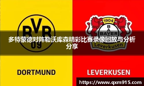 多特蒙德对阵勒沃库森精彩比赛录像回放与分析分享